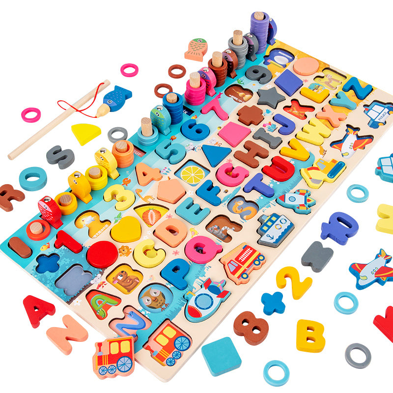 Montessori Educational Wooden Puzzle Board