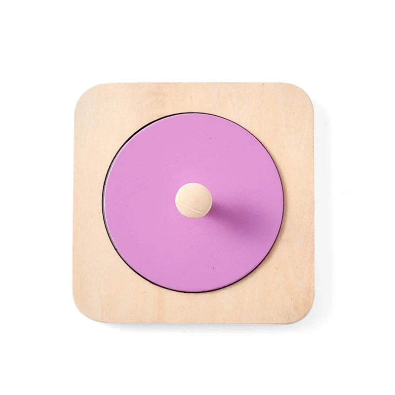 Montessori Wooden Peekaboo Mirror