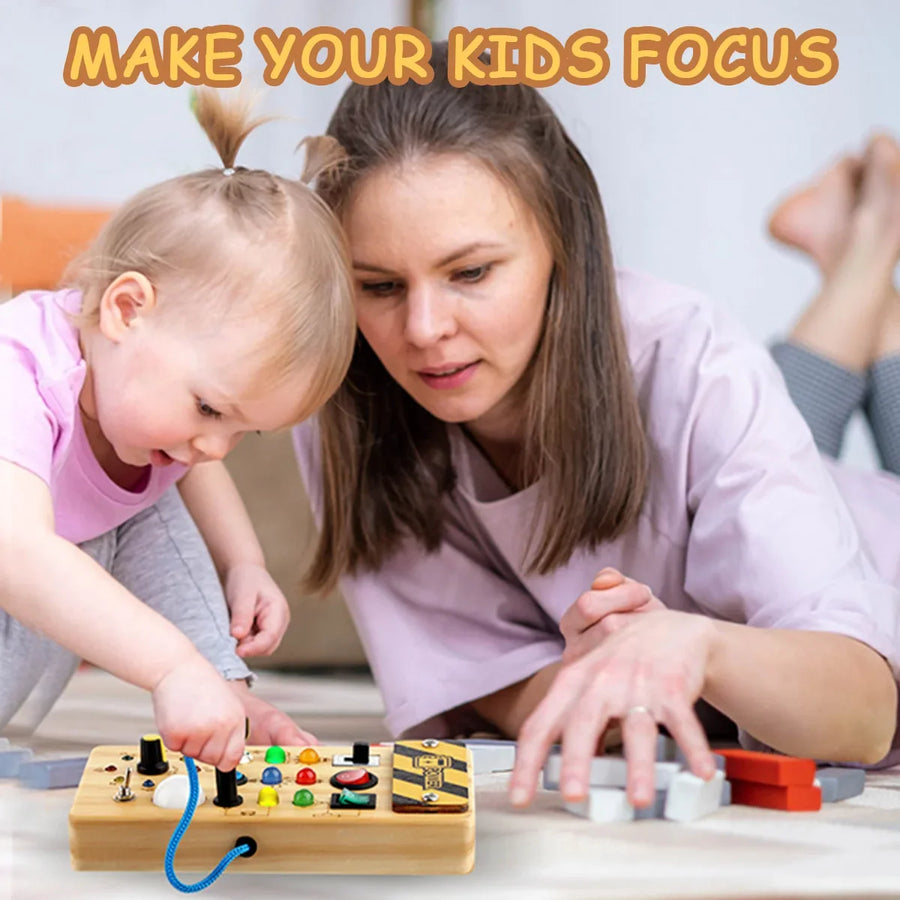Montessori Switch Board Sensory Toy