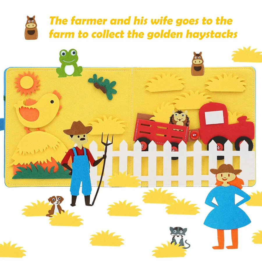 Montessori Farm Animals Busy Board