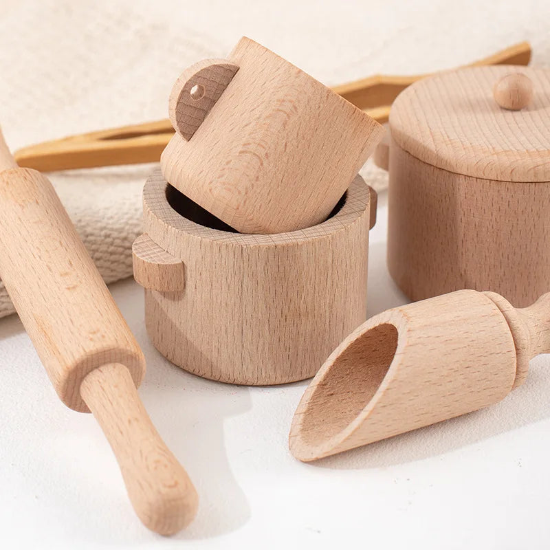 Montessori Sensory Simulated Kitchen Pretend Play Set