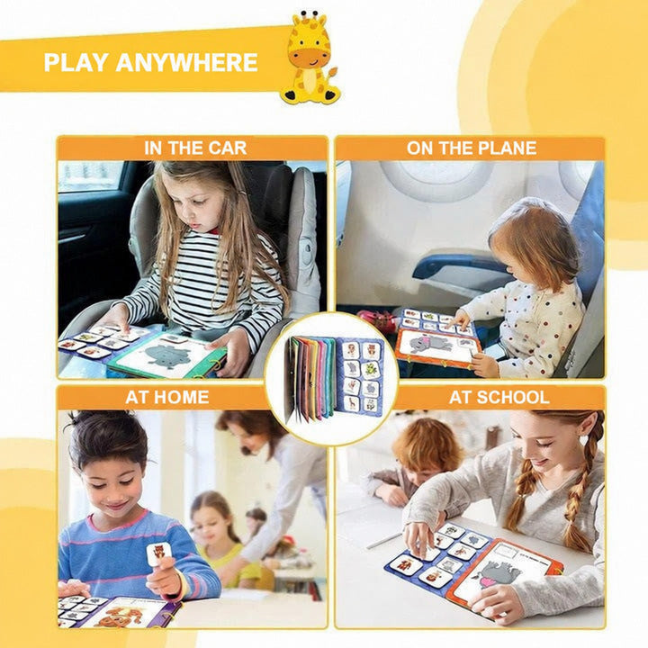 Activity Book Toddlers with Reusable Stickers and Themes - view 5