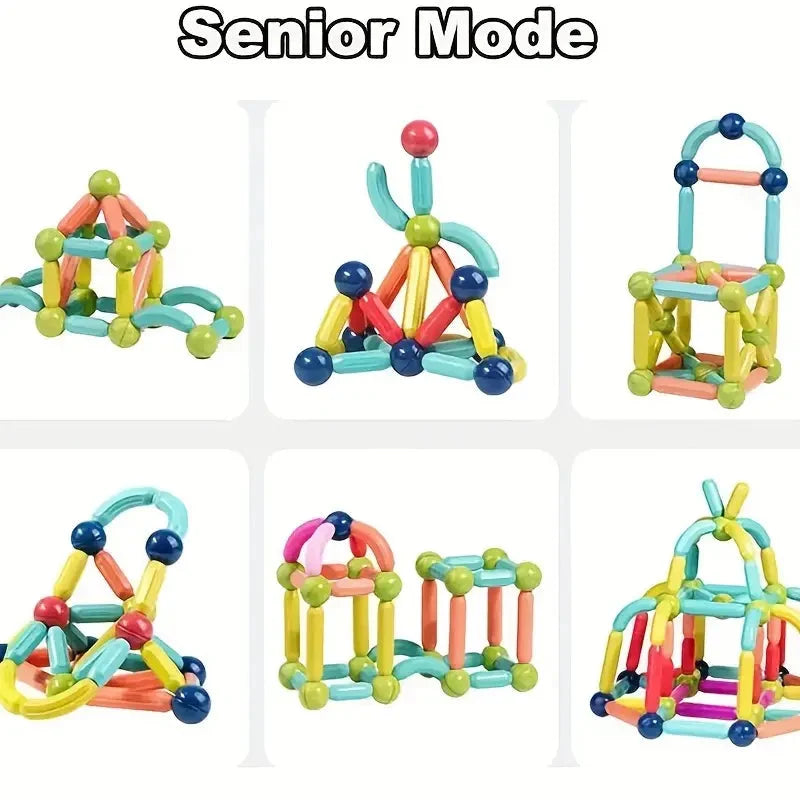 Montessori Magnetic Building Blocks