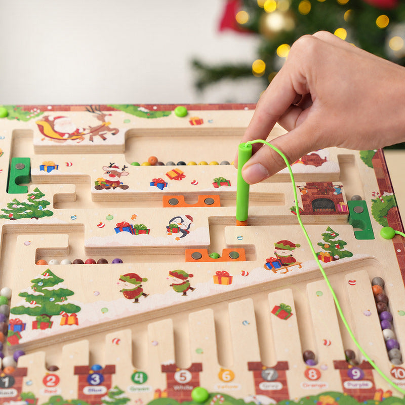 Montessori Christmas Maze