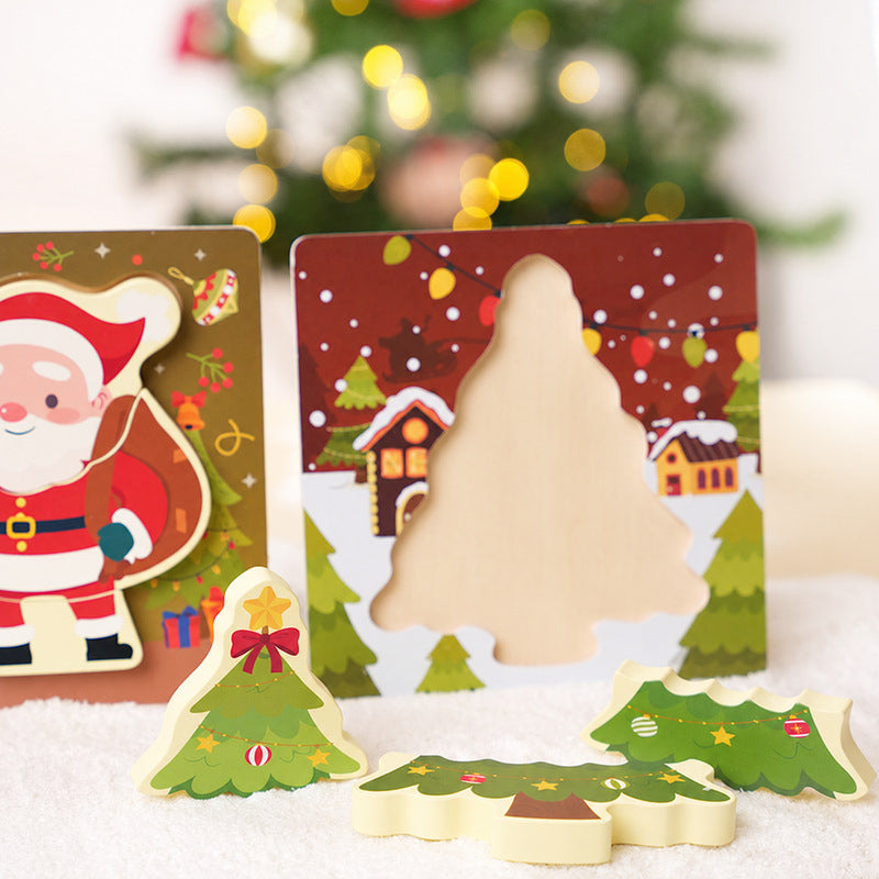 Montessori Toddler Xmas Puzzles