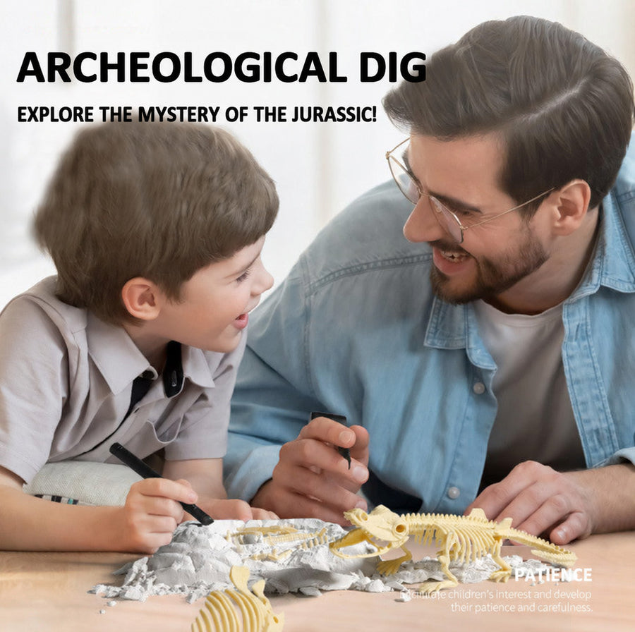 Dinosaur Excavation Kit with Fossil Dig Tools - view 4