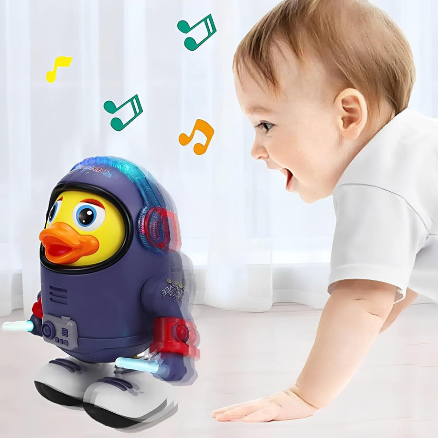 Musical Dancing Toy, Astronaut Duck with Lights - view 3