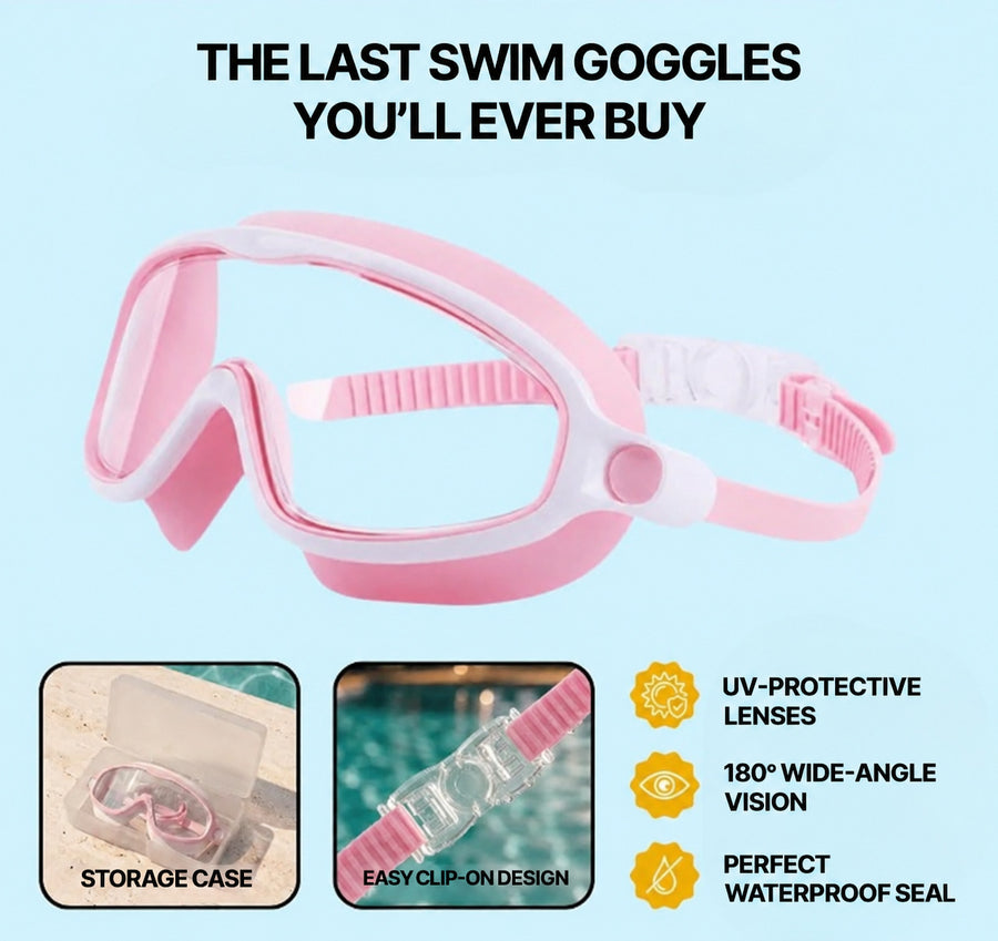 Kids Swim Goggles with Wide-Angle Vision and Anti-Fog Coating - view 2