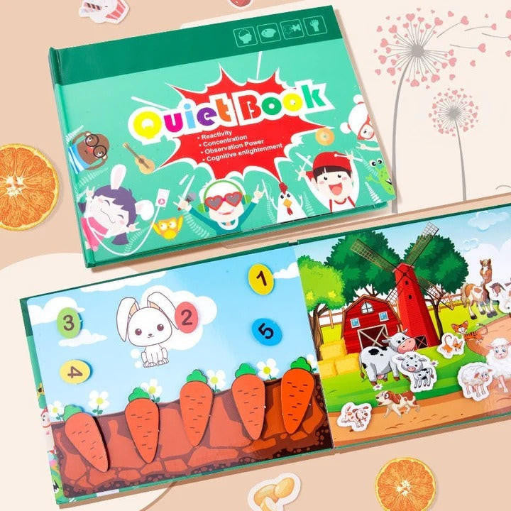 Activity Book Toddlers with Reusable Stickers and Themes - view 3