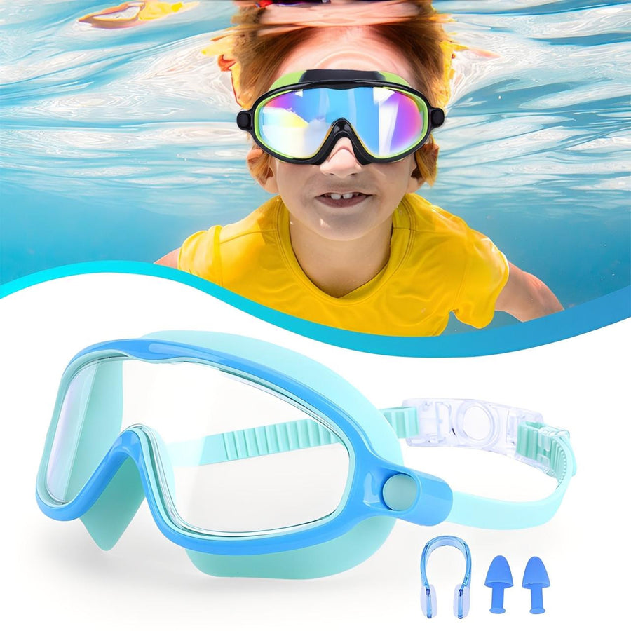 Swim Goggles Kids with Nose Clip and Ear Plugs Set - view 5