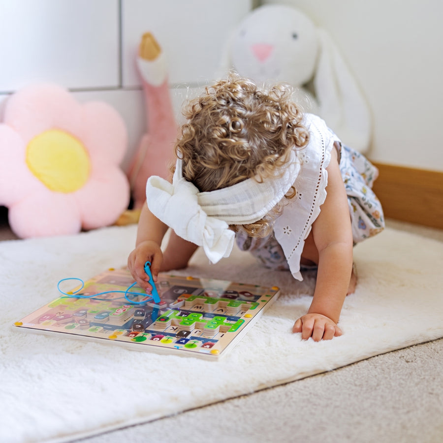 Montessori Alphabet Parking Maze