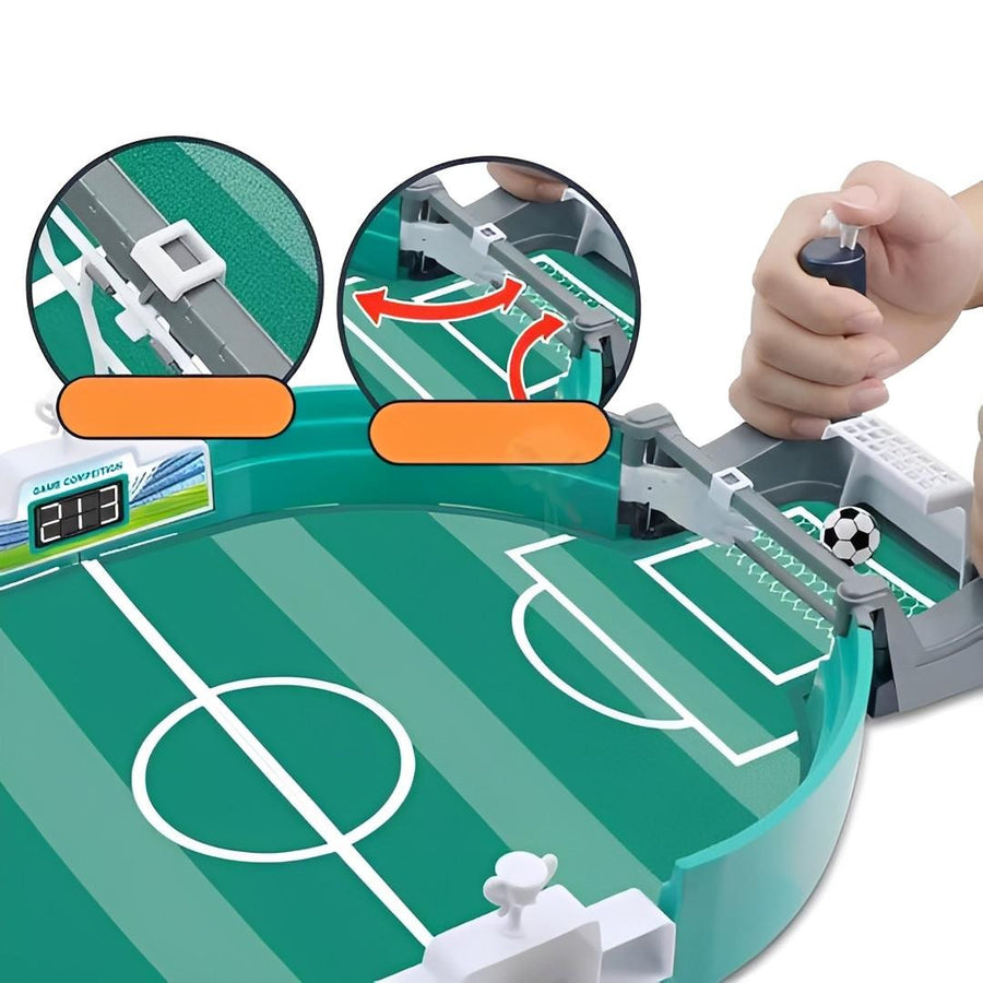 Tabletop Soccer Game, Compact Two-Player Football Arena - view 4