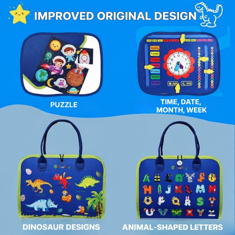 Montessori Busy Board with Multiple Learning Activities - view 4
