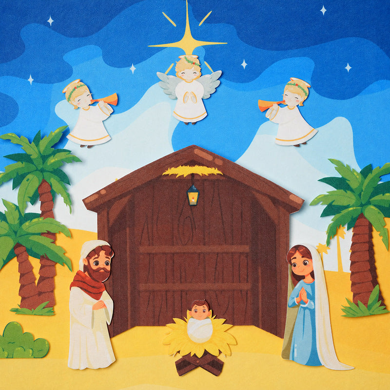 Montessori Nativity Wallboard