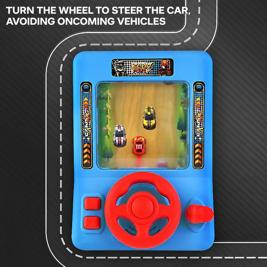 Racing Game Console Toy with Steering Wheel and Sounds - view 5