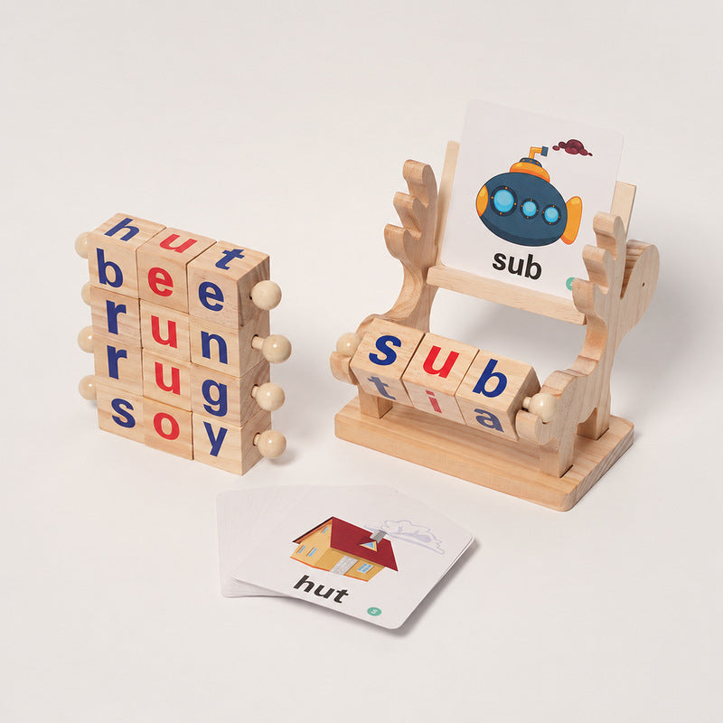 Montessori Spin and Spell Set