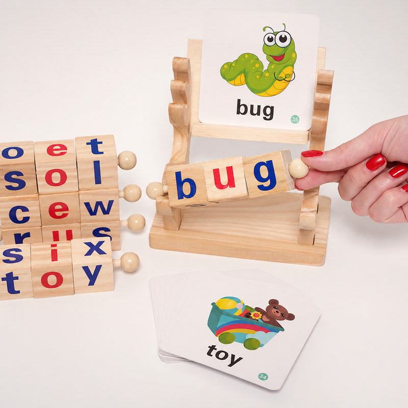 Montessori Spin and Spell Set