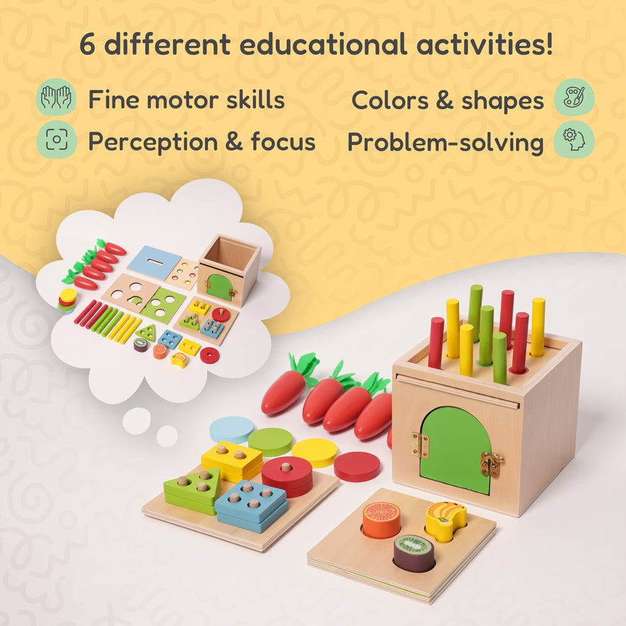 Montessori 6-in-1 Sorting Tool