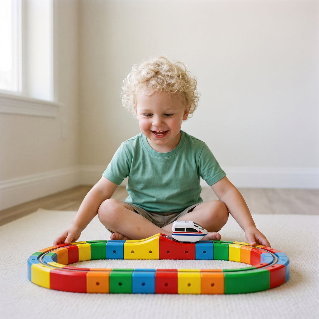 Starter set: a compact oval track, 51 pieces