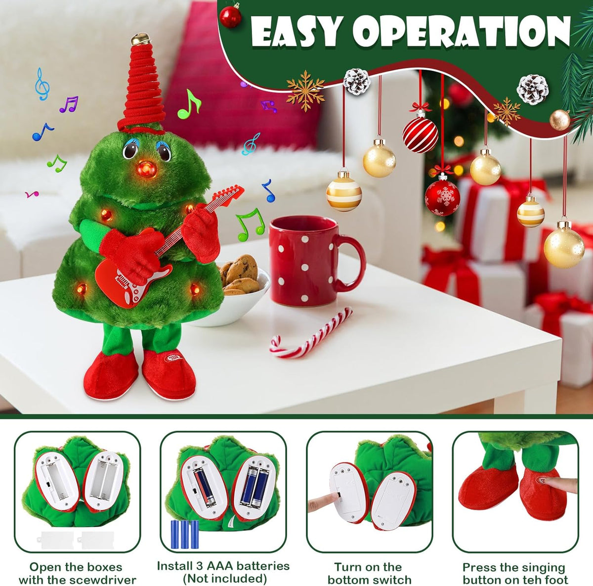 SINGING & DANCING CHRISTMAS TREE🌲49% OFF🎁