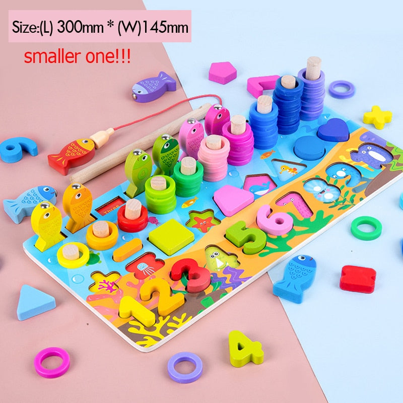 Montessori Educational Wooden Puzzle Board