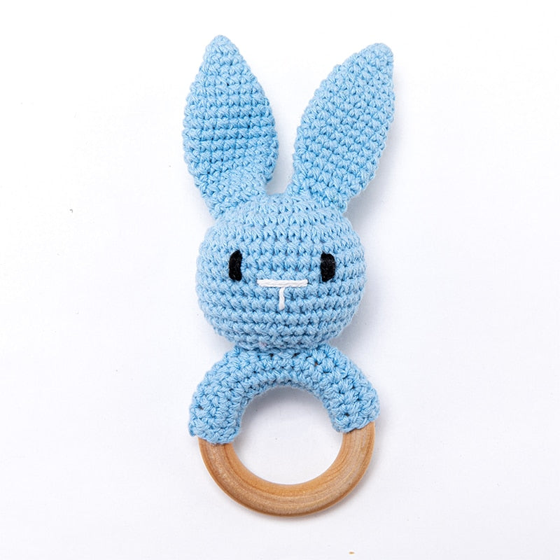Crochet Baby Teether And Rattle