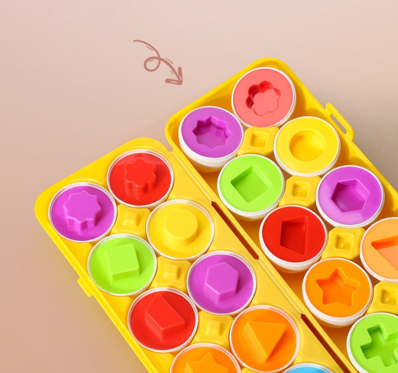 Montessori Geometric Eggs
