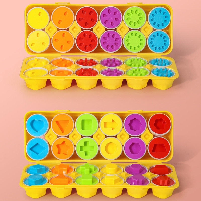 Montessori Geometric Eggs