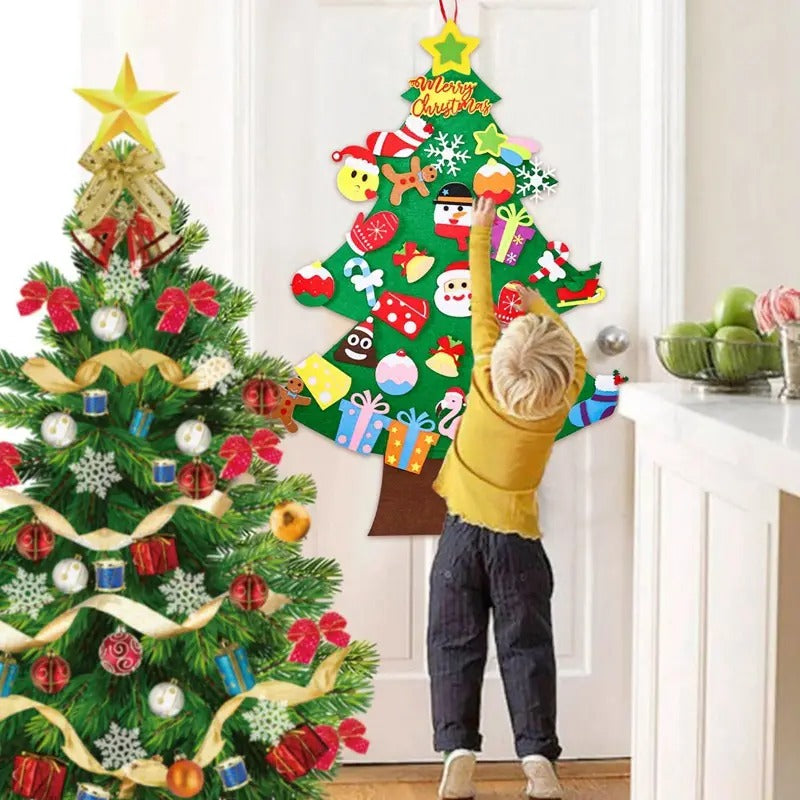 Montessori DIY Felt Christmas Tree
