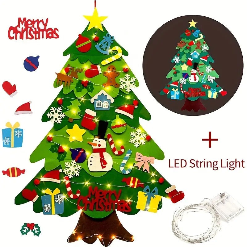 Montessori DIY Felt Christmas Tree