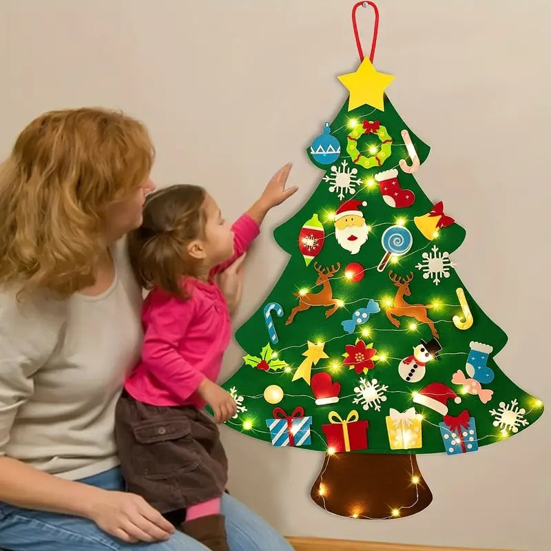 Montessori DIY Felt Christmas Tree