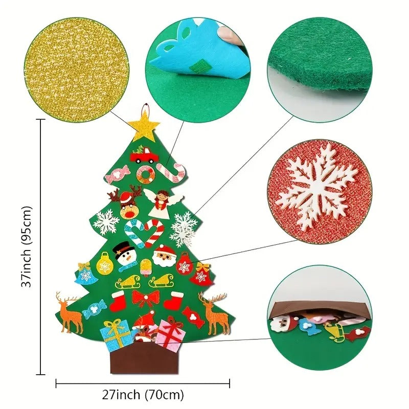 Montessori DIY Felt Christmas Tree