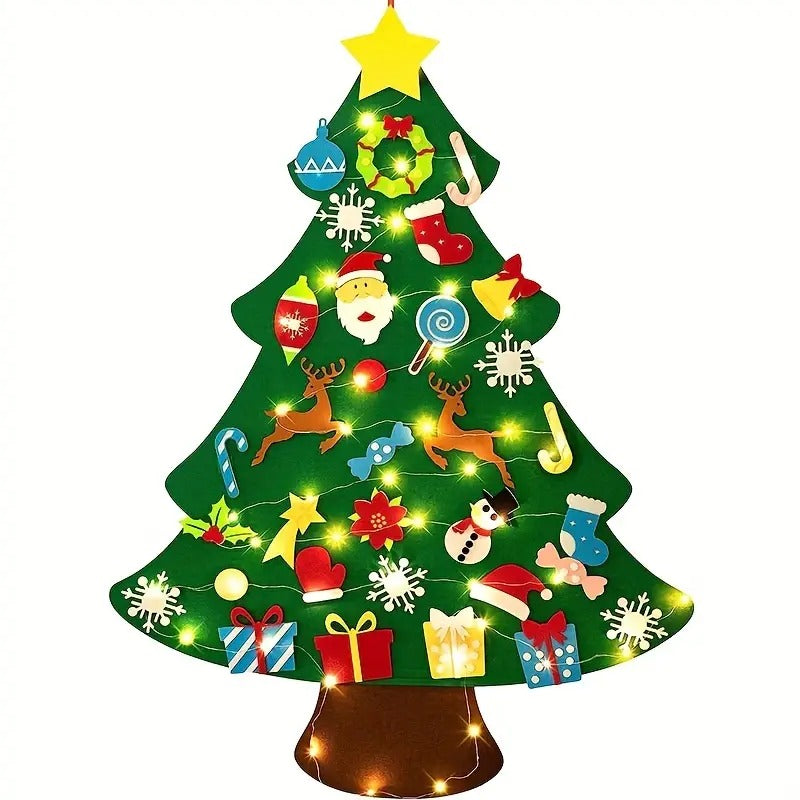 Montessori DIY Felt Christmas Tree
