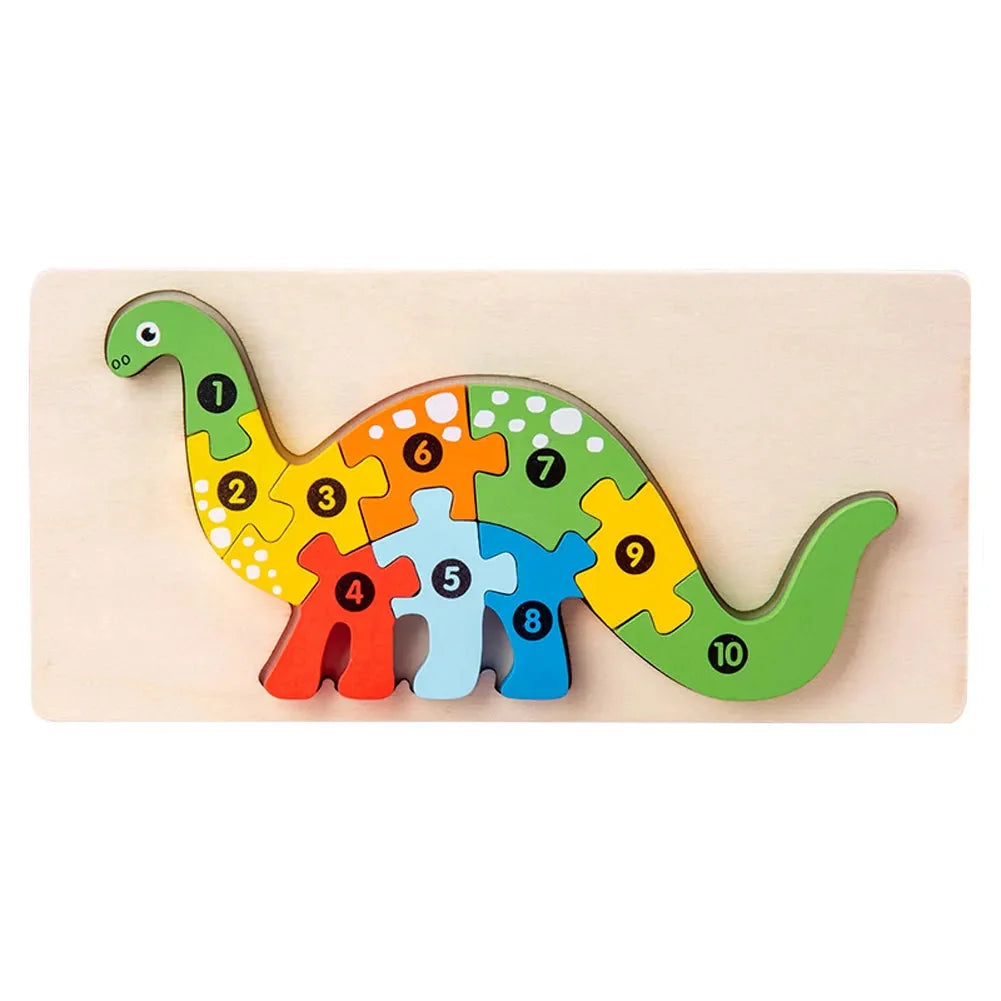 Montessori Wooden Puzzles (Pack of 4)