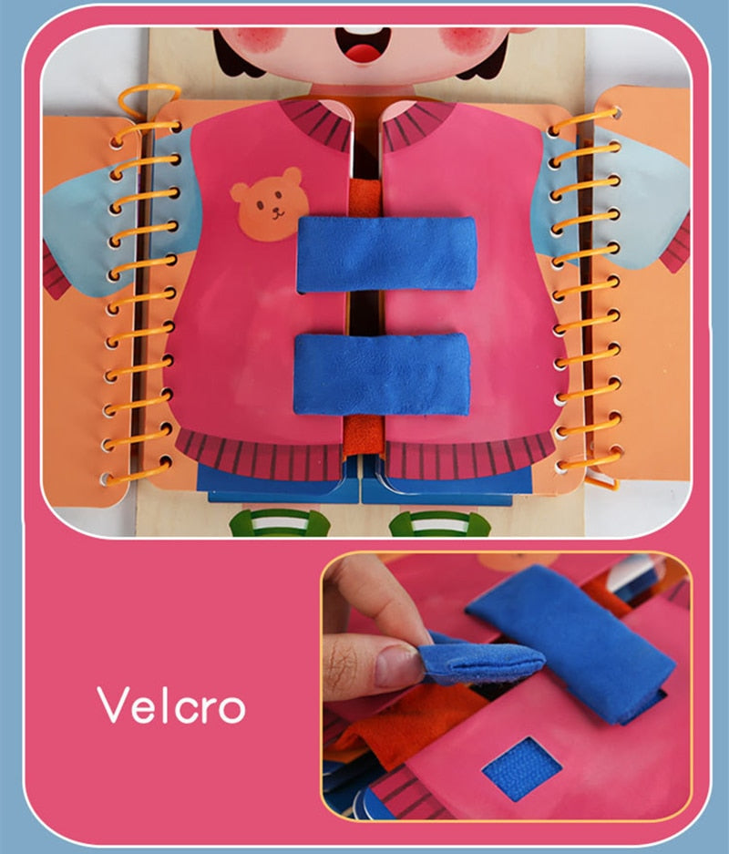 Montessori Dress-Up Busy Board