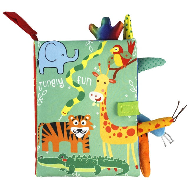 Montessori Baby Sensory Cloth Book