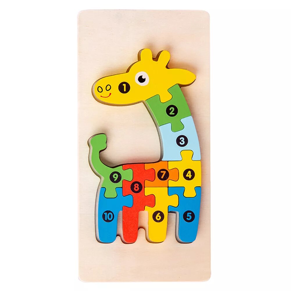 Montessori Wooden Puzzles (Pack of 4)