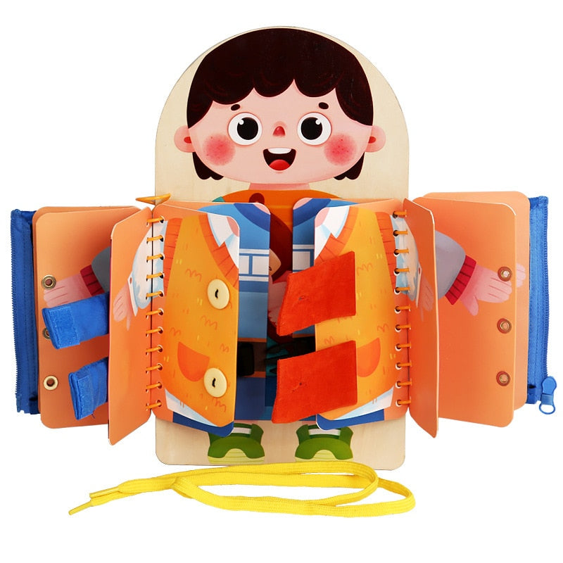 Montessori Dress-Up Busy Board