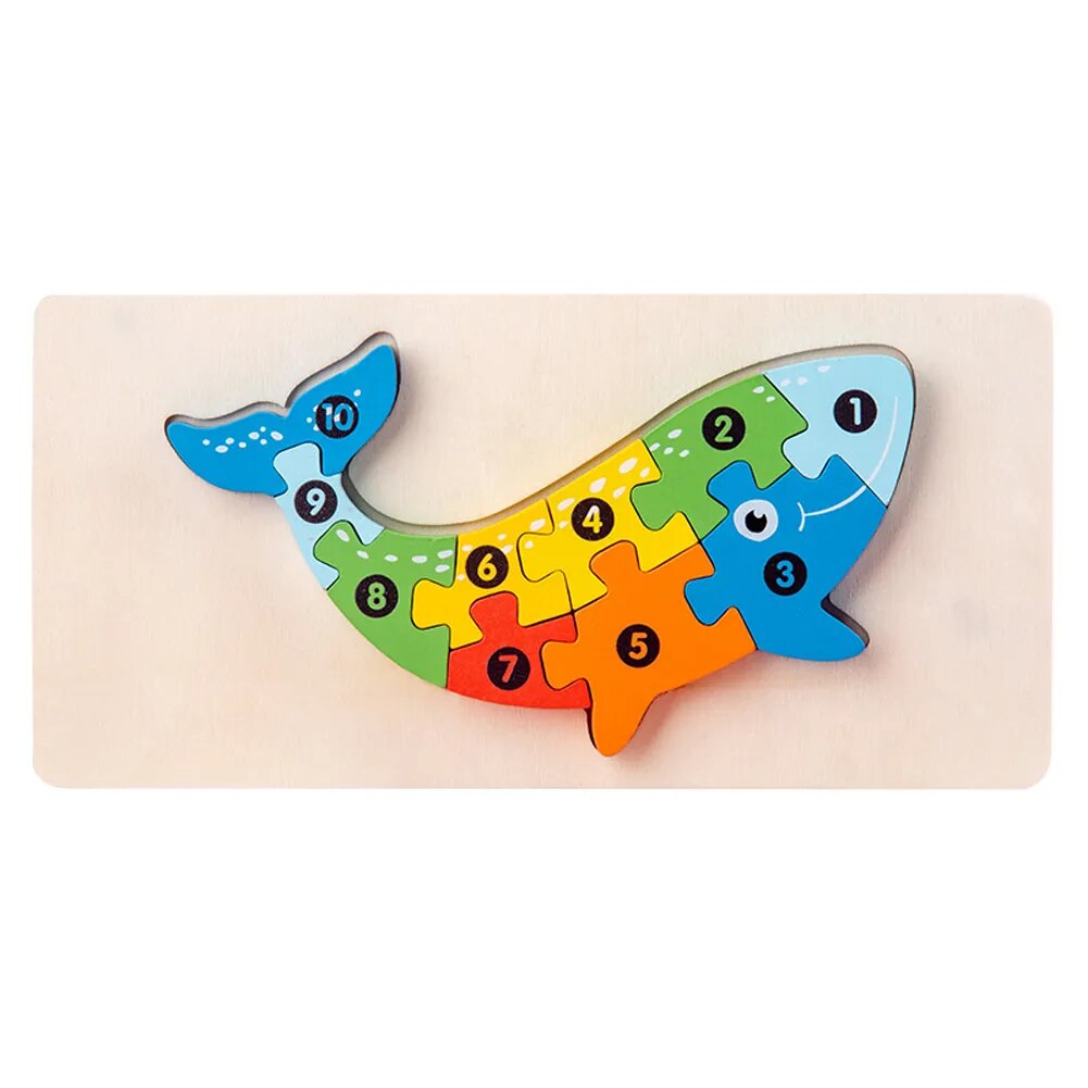 Montessori Wooden Puzzles (Pack of 4)