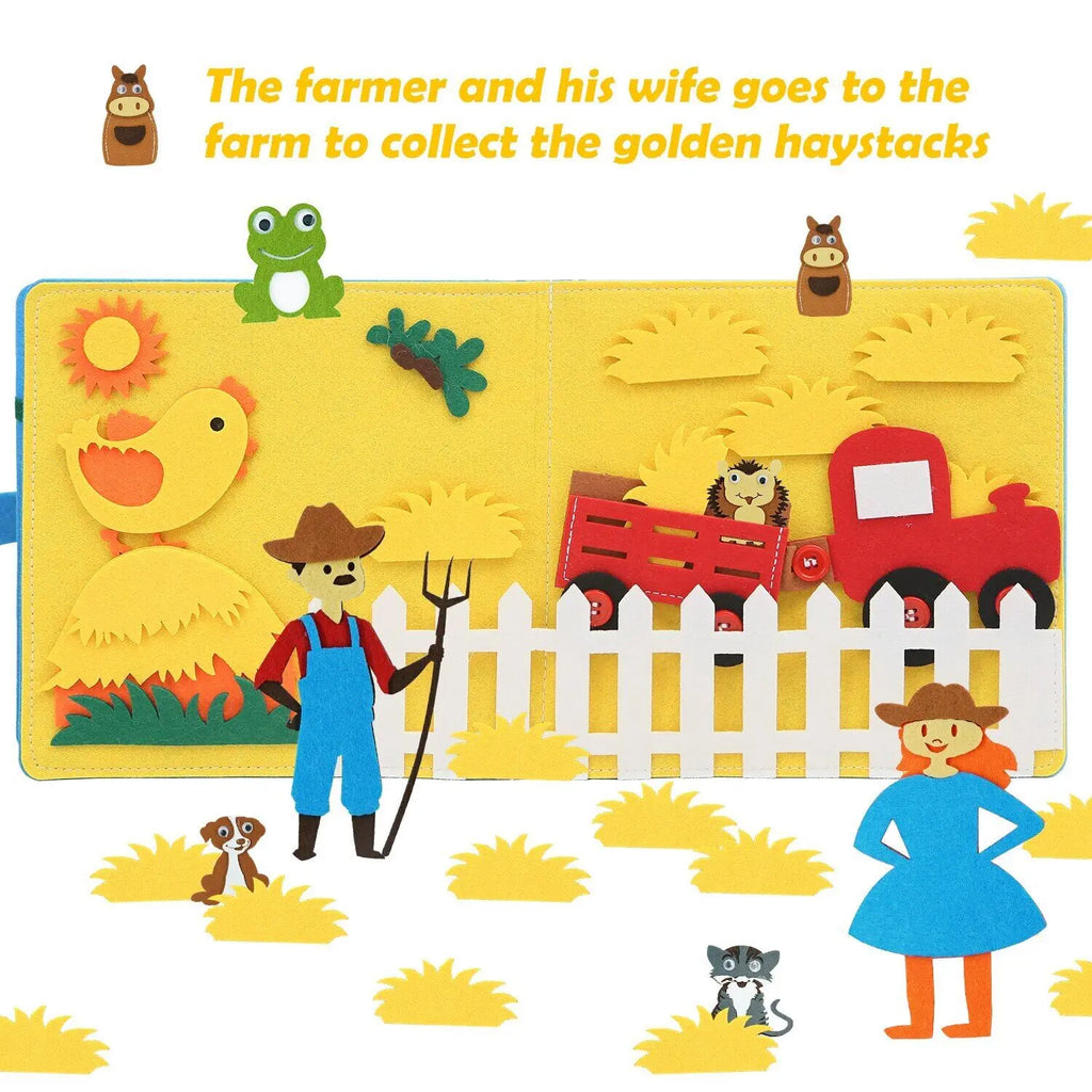 Montessori Farm Animals Busy Board