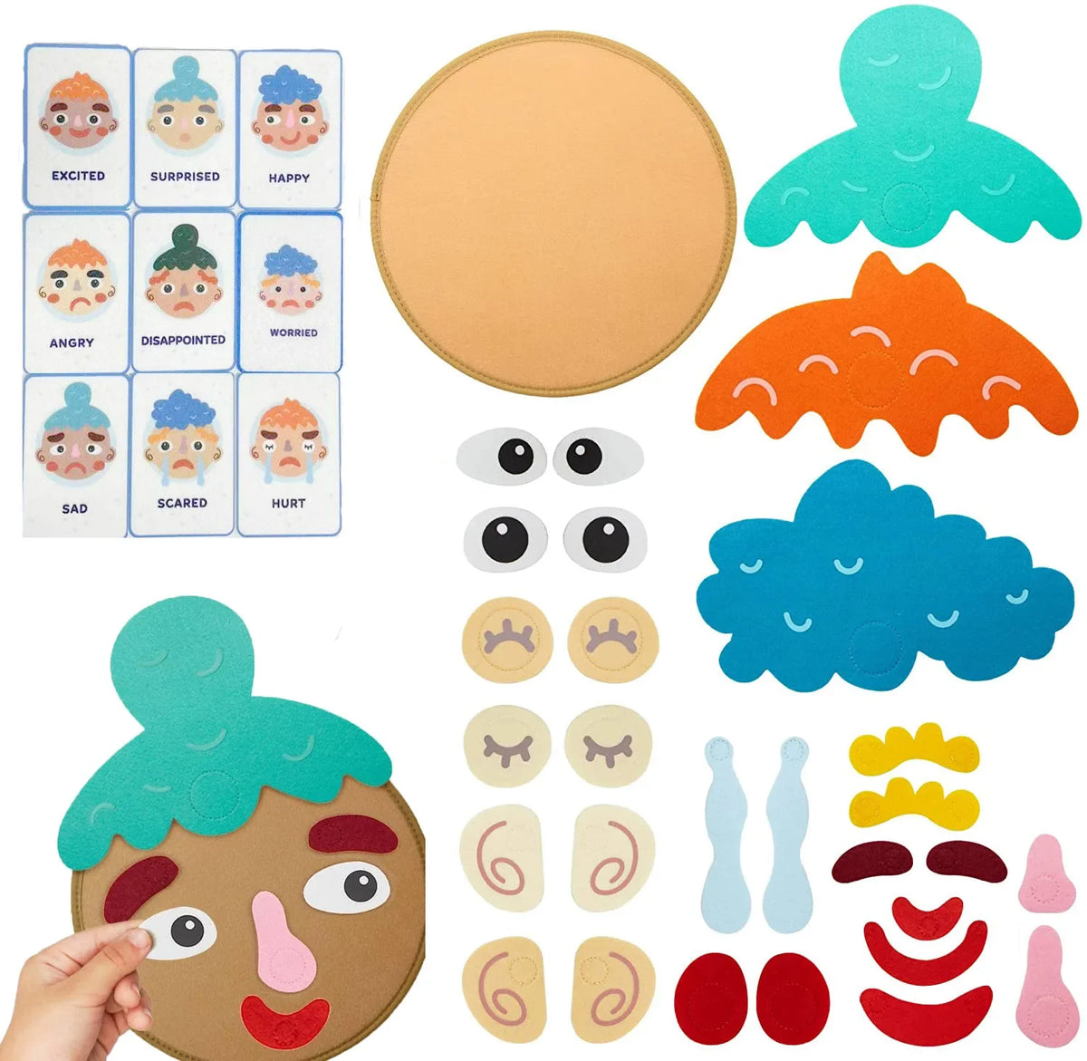 Montessori Facial Expression Game