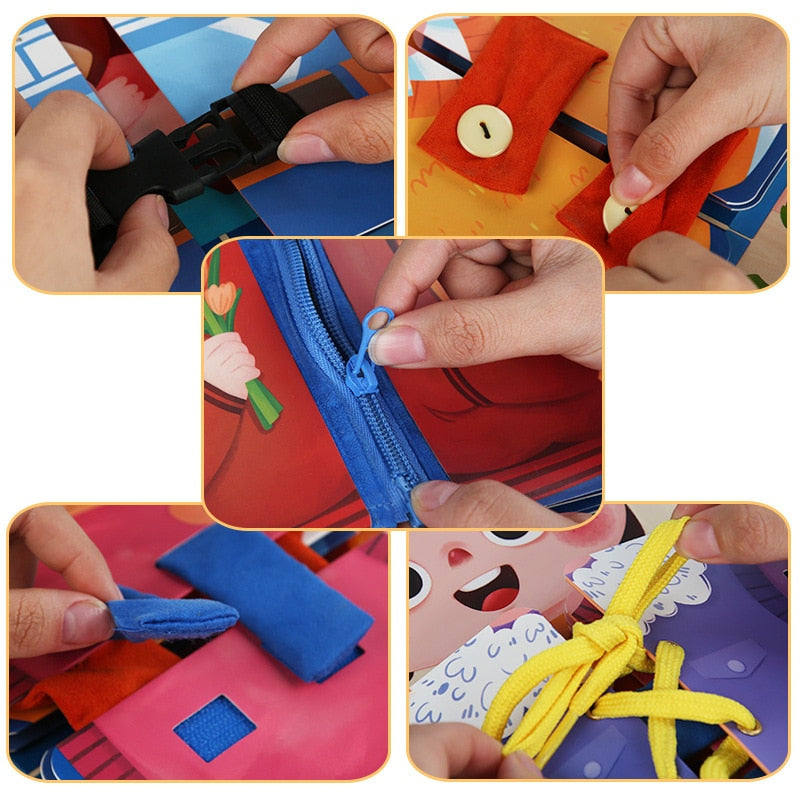Montessori Dress-Up Busy Board
