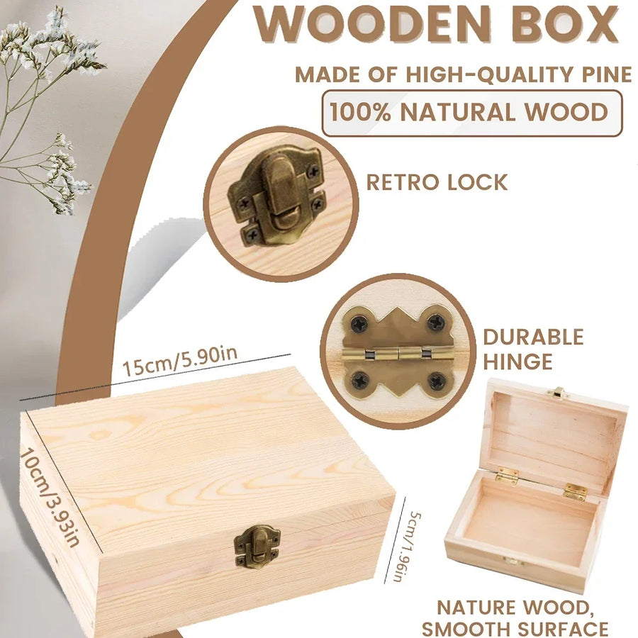 Personalised Baby Wooden Memory Box