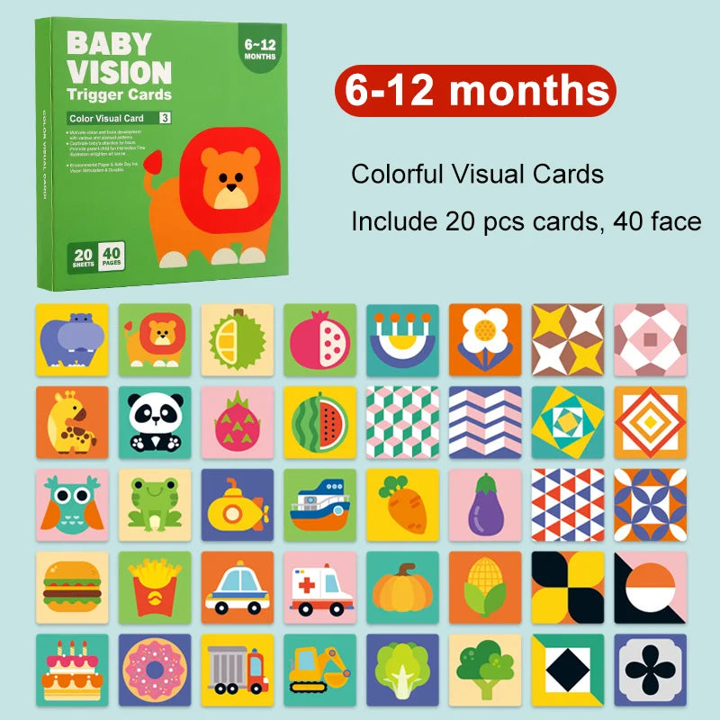 Montessori Baby Visual Stimulation Cards