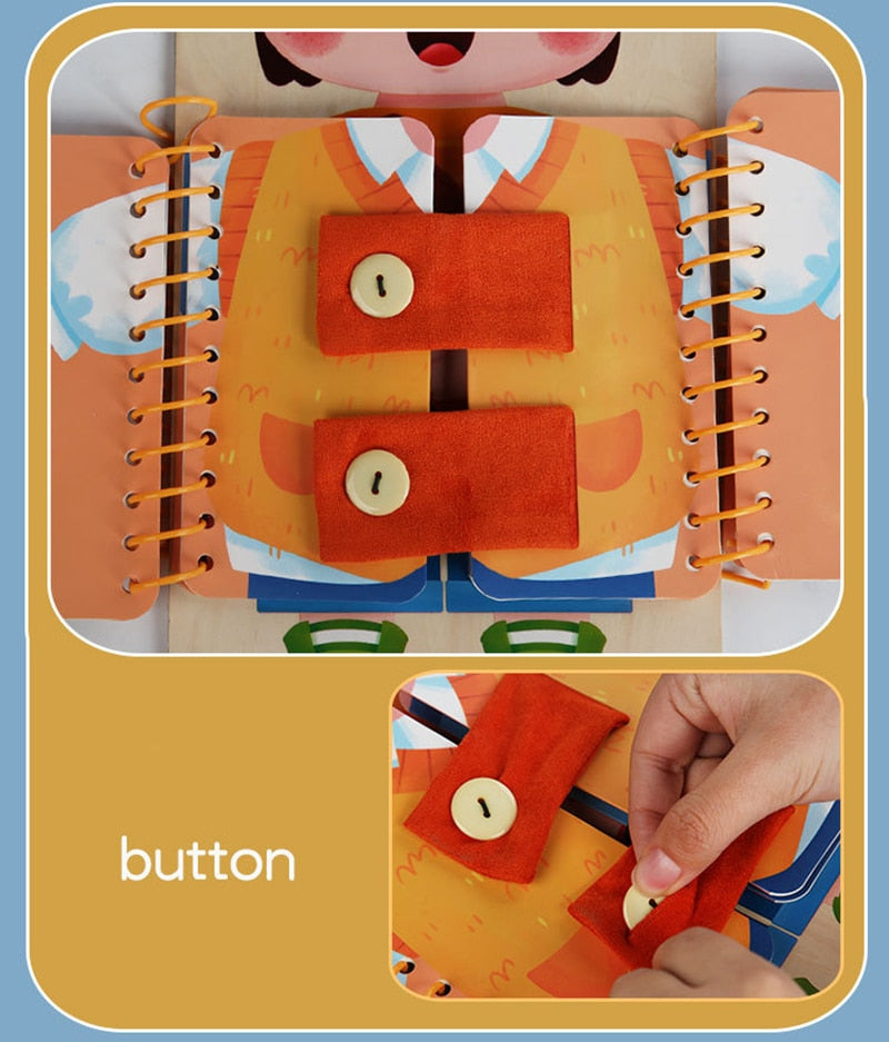 Montessori Dress-Up Busy Board