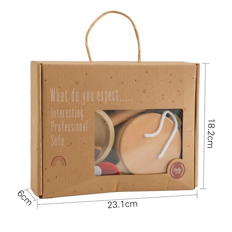Montessori Wooden Kitchen Playset