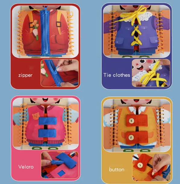 Montessori Dress-Up Busy Board