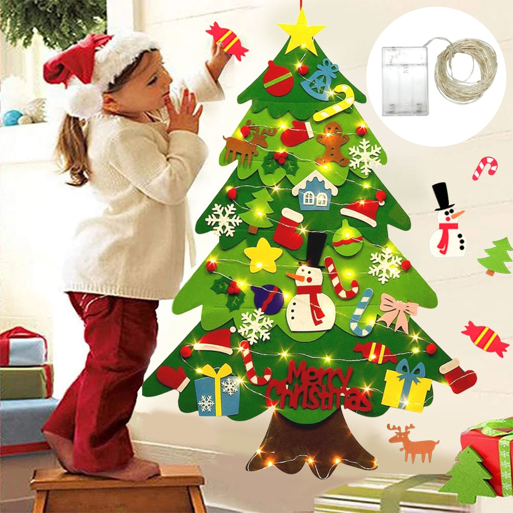Montessori DIY Felt Christmas Tree