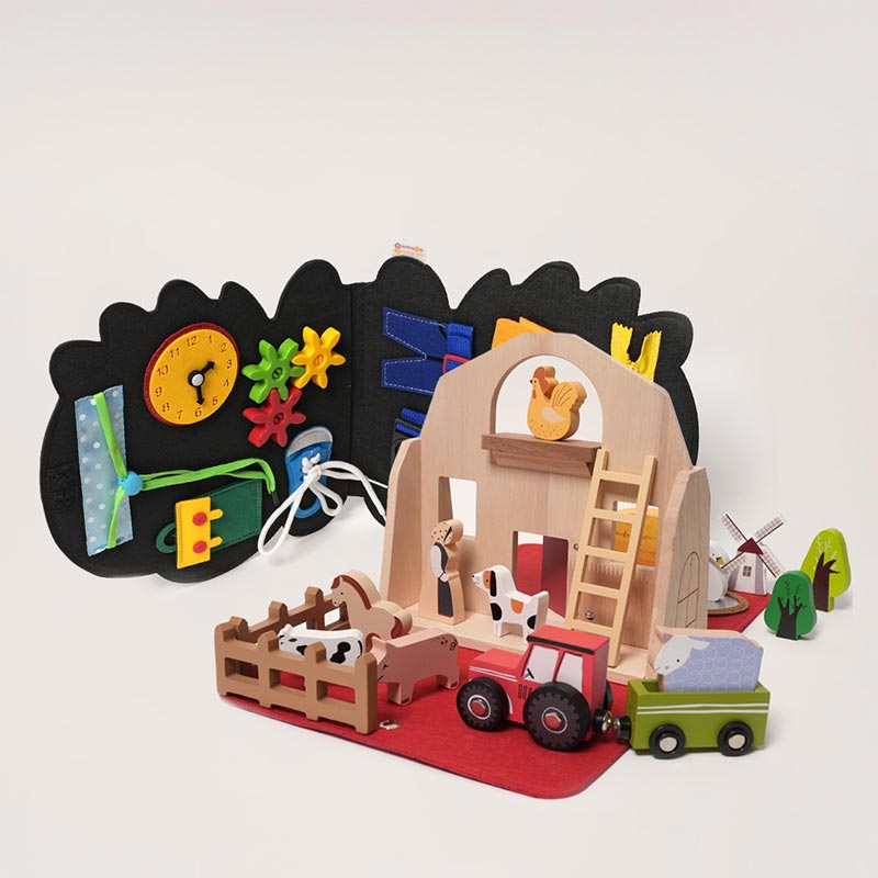 Montessori Traveling Farm Bundle