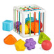 Montessori Colorful Shape Blocks Sorting Game